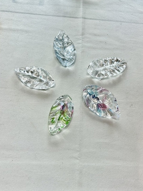 glass Art Blue moon 作品5