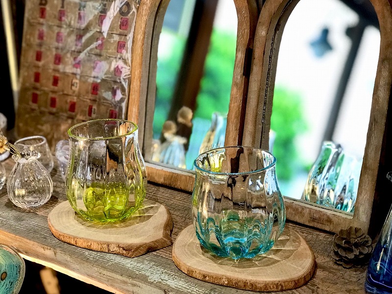 glass Art Blue moon